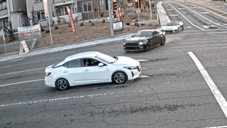 Surveillance footage of a crash in Vacaville.